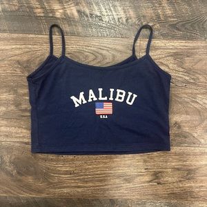 Cropped Malibu tank from Shein!